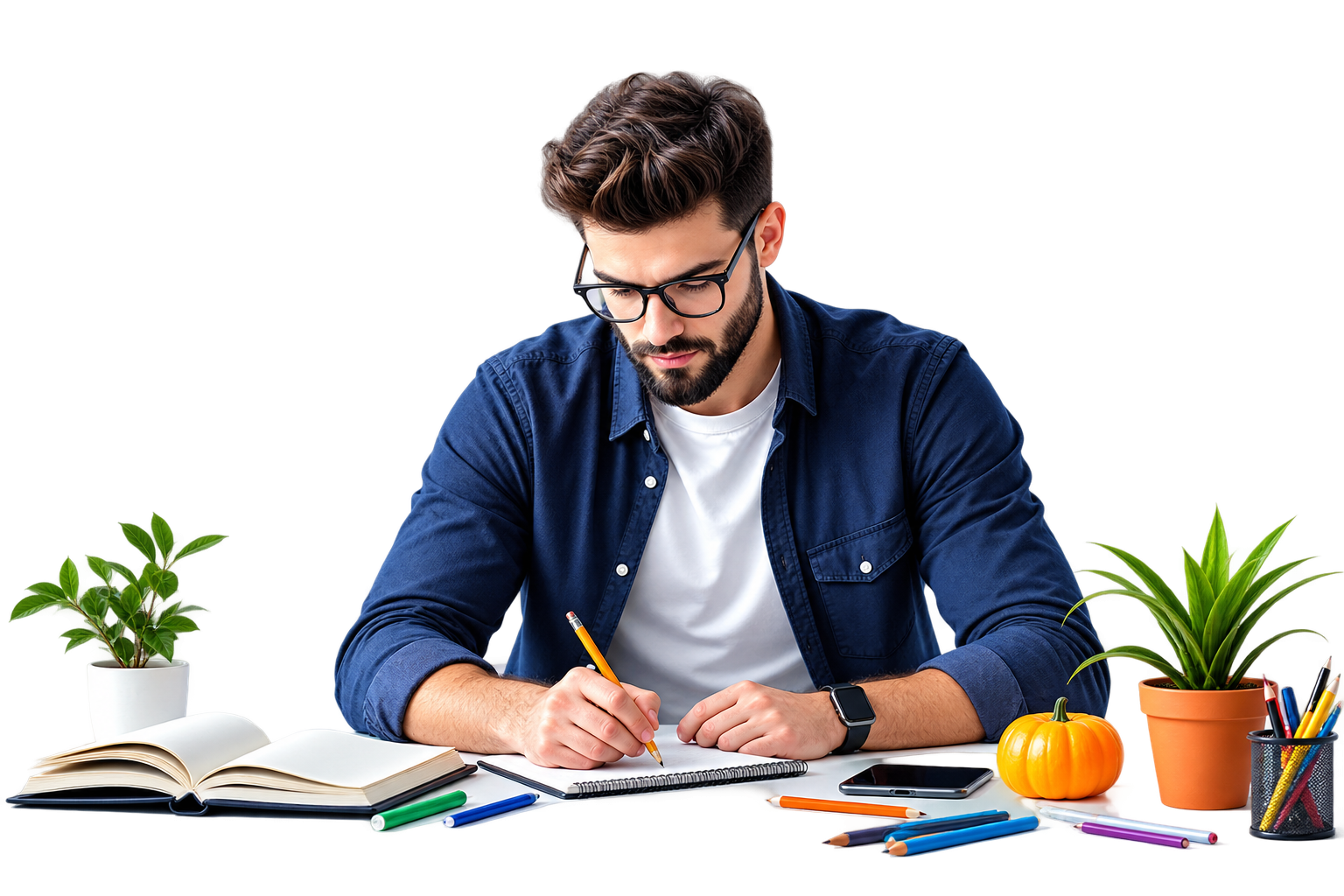 Student Studying